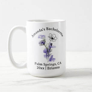 Bachelorette Birth Month Flower February Violet Coffee Mug