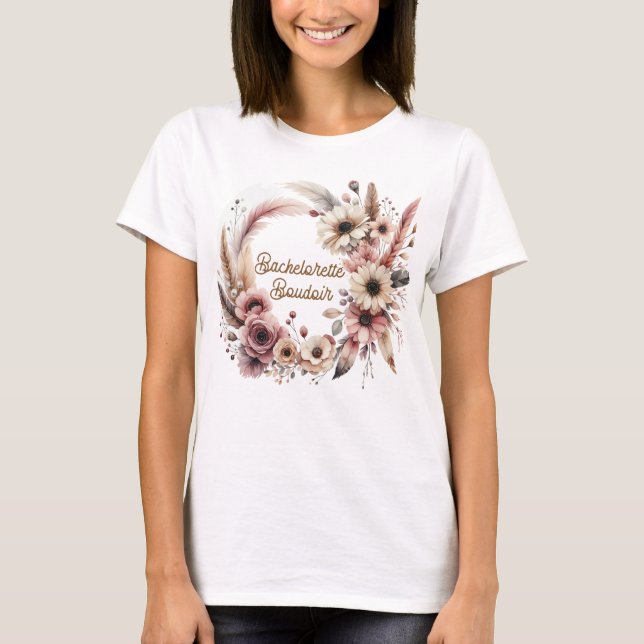 "Bachelorette Boudoir" T-Shirt (Front)