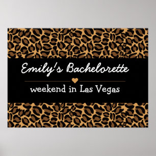 Bachelorette Bride Boujee Trendy Leopard Print