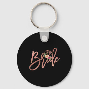 Bachelorette Bride Bridal Wedding Shower Gift Flor Keychain