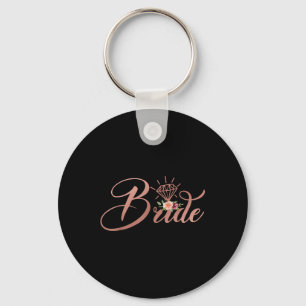 Bachelorette Bride Bridal Wedding Shower Gift Flor Keychain