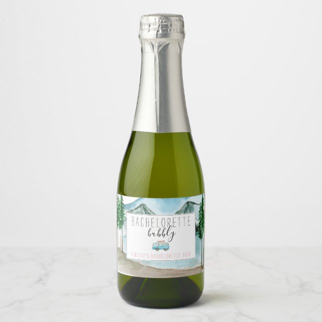 Bachelorette Bubbly Sparkling Wine Étiquette (Devant)