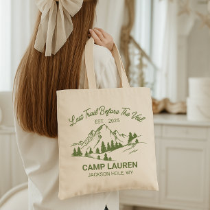 Bachelorette Camp Tote Bride Adventure Theme Bag