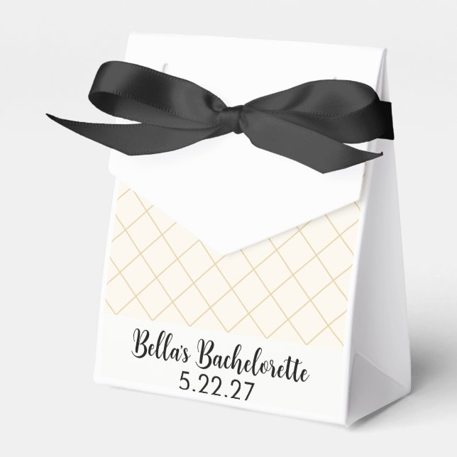 Bachelorette Cocktail Party Favour Boxes (Front Side)