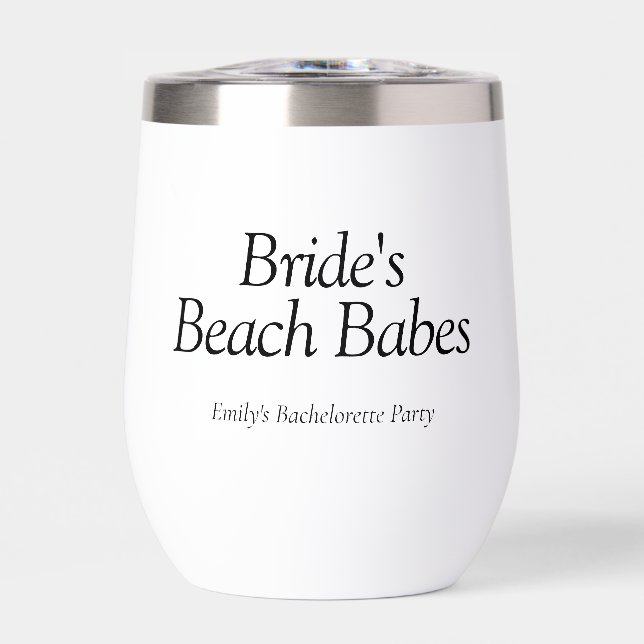 Bachelorette de bébé de plage de la mariée (Avant)