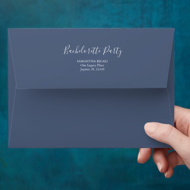 Bachelorette Enveloppes de la fête Marine Nautique (Hand)
