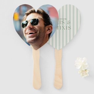 Bachelorette Face Cut Out Hand Fan