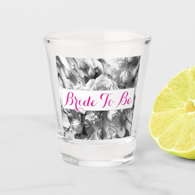 Bachelorette Fête Shot Verre Mariée Cadeau (Devant)