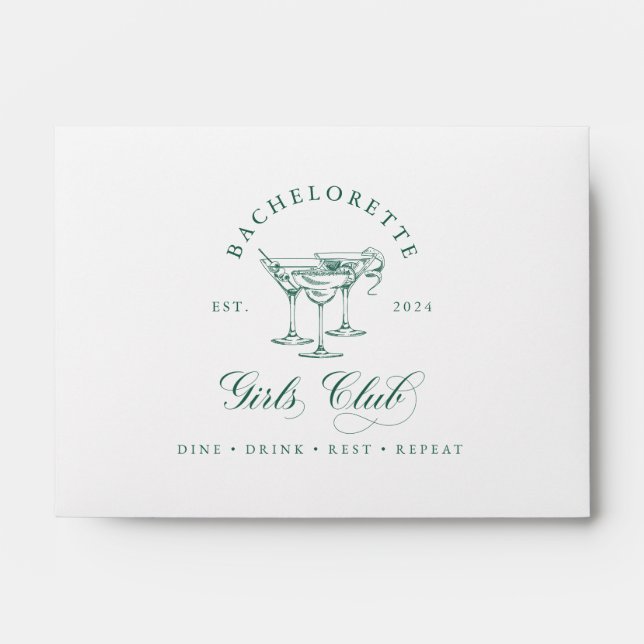 Bachelorette Girl's Club Envelope (Front)