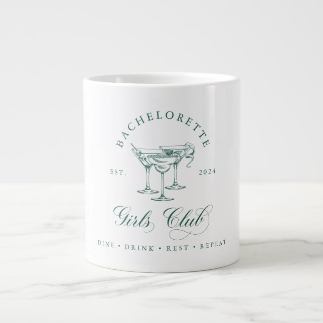 Bachelorette Girl's Club Jumbo Mug (Front)