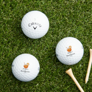 Bachelorette Golf Balls - Aperol Spritz
