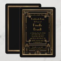 Bachelorette, invitation à la fête, grand Gatsby,