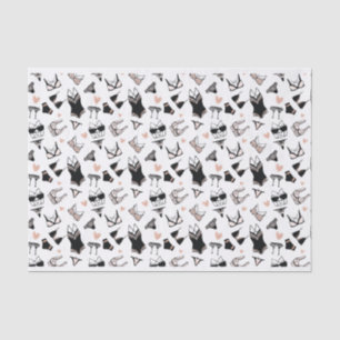 Bachelorette Lingerie Pattern Tissue Paper
