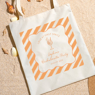 Bachelorette Love at First Spritz Italian Aperol Tote Bag