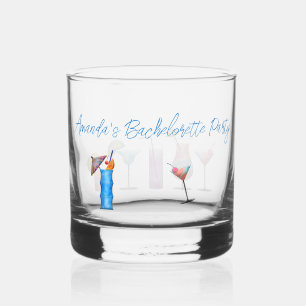 Bachelorette Martini Spiked Punch Whiskey Glass