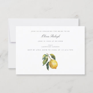 Bachelorette Méditerranéenne Invitation