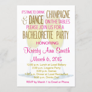 Bachelorette or Hens Party Invitation