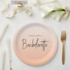Bachelorette Paper Plate | Custom Party Plates