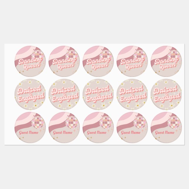 Bachelorette Parti Super Favoriser les Étiquettes (Feuille)
