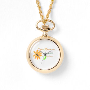 Bachelorette party add name date place sunflower  watch