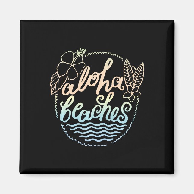 Bachelorette Party - Aloha Beaches  Magnet (Front)