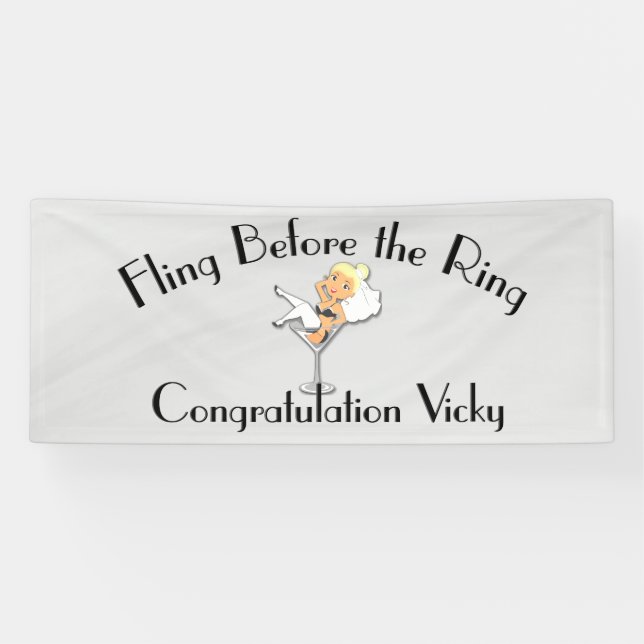 Bachelorette Party Banner (Horizontal)