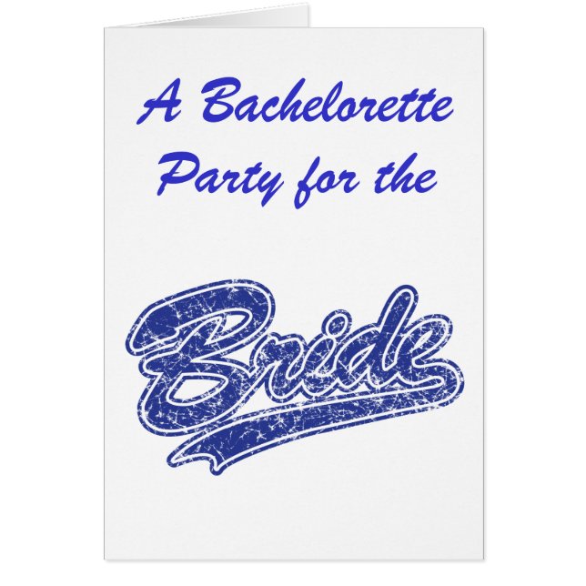 Bachelorette Party/Bride (Front)