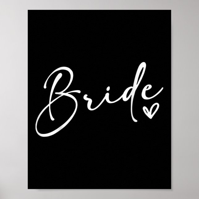 Bachelorette Party Bride Bridal Wedding Shower Gif Poster (Front)