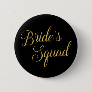 Bachelorette Party Bride's Squad 2 Inch Round Button