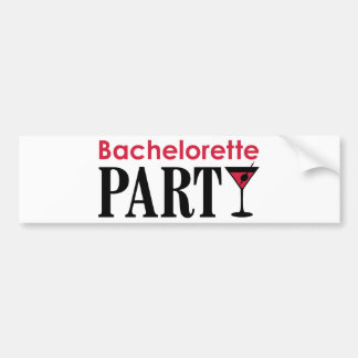 Bachelorette Party Bumper Sticker