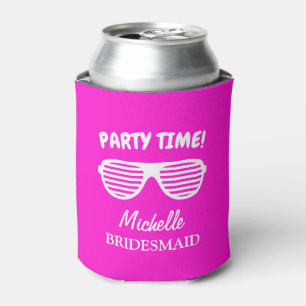 Bachelorette party can coolers for bridal crew