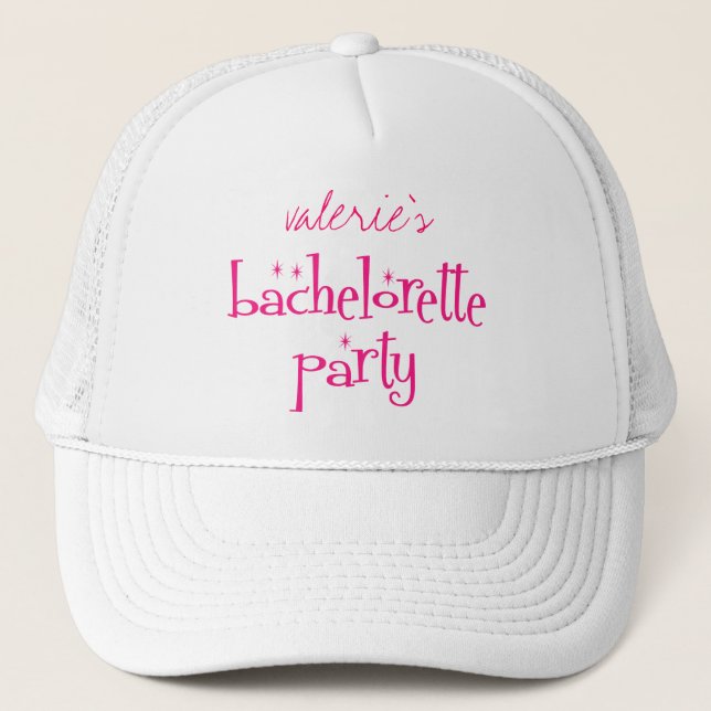 Bachelorette Party Cap (Front)