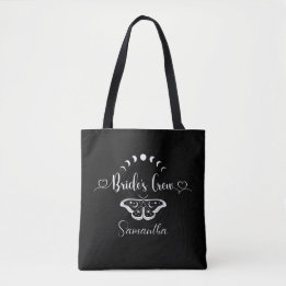 Bachelorette party celestial personalized tote bag