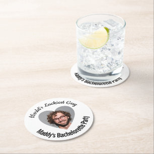 Bachelorette Party Coasters World's Luckiest Guy