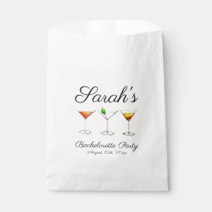 Bachelorette Party Cocktails Martini Cosmo Drinks Favour Bag