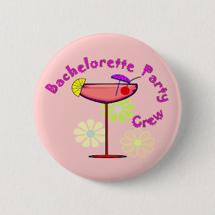 Bachelorette Party Crew T-Shirts/Buttons 2 Inch Round Button
