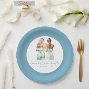 Bachelorette Party Cruise Personalized Paper Plate