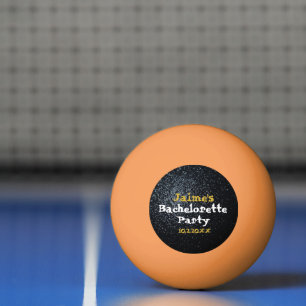 Bachelorette Party Customizable Ping Pong Ball