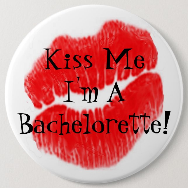 Bachelorette Party Days 6 Inch Round Button (Front)