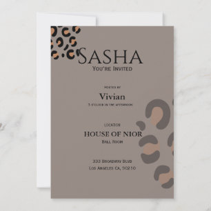 Bachelorette party fashion diva magazine invitation