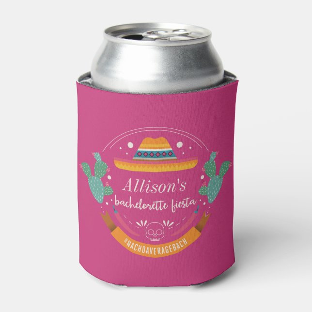 Bachelorette Party Favour Fiesta Can Cooler (Can Front)