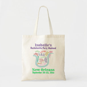 Bachelorette Party Favour New Orleans Girls Trip Tote Bag