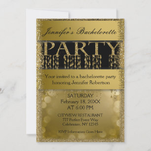 Bachelorette Party Fun Glamour Invitation