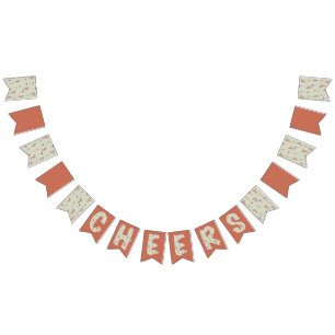 Bachelorette Party Fun Mixed Drink Pattern  Bunting Flags