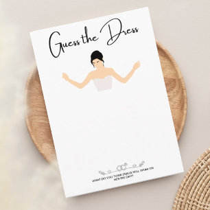 Bachelorette party games card