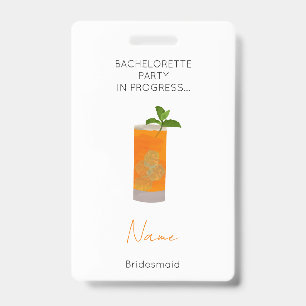 Bachelorette Party Girls Weekend Bridesmaid Badge