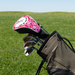 Bachelorette Party Golf Pink Bridesmaid's Gift Golf Head Cover
