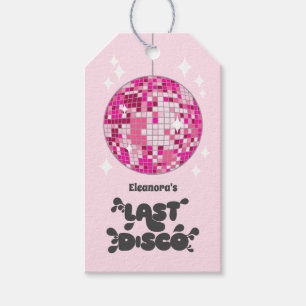Bachelorette Party Groovy Last Disco Favour Gift Tags