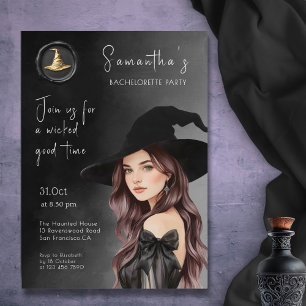 Bachelorette Party Halloween Invitation