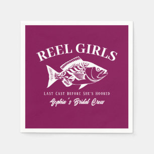 Bachelorette Party Hawaiian Fisherman Style Napkin